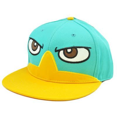 Perry Platypus Phineas and Ferb Disney Channel Cartoon Flat Bill 