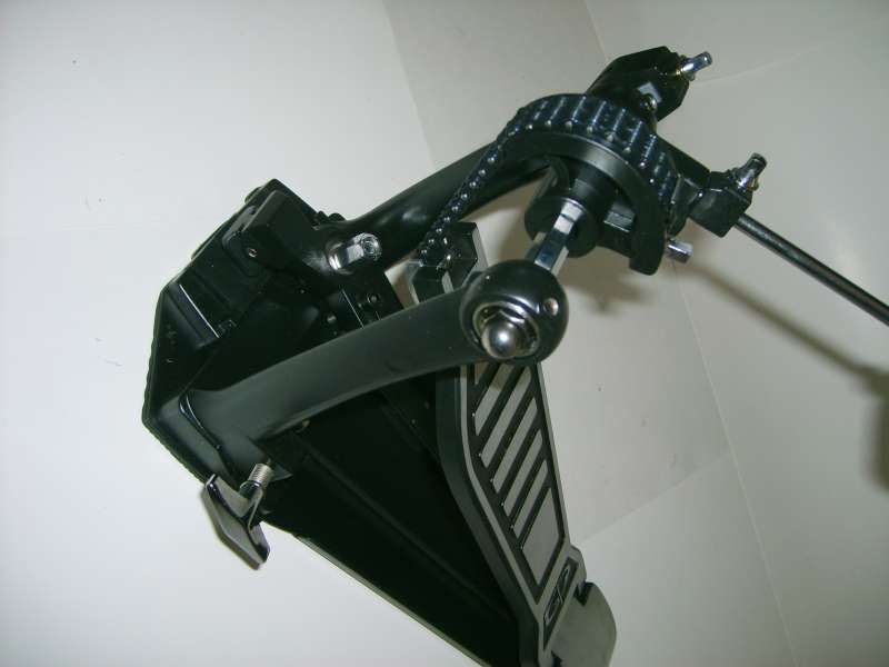 GP Percussion, Bass Drum Pedal, Dual Chain Drive, PRO  