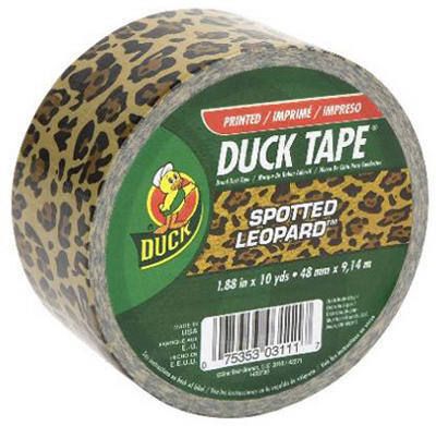 1407671 (6) 2 x 10YD Leopard Print Duct Tape  