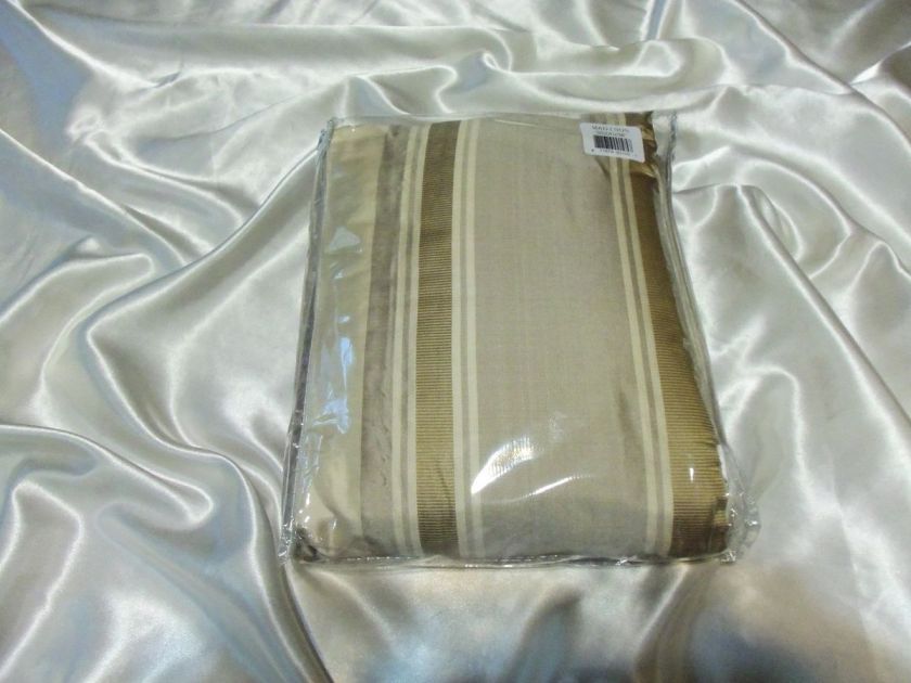 Window Madison Silk Stripe Energy Saving 42 x 108 Panel Gold 