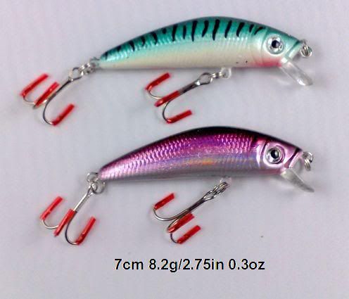 PROMO 8 SUPER FISHING hard LURE lot3  