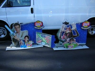 Star Wars 99 phantom menace 2 large frito lay displays  