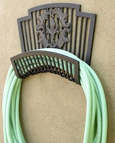 New Bronze Wall Mount Garden Hose Butler Holder 100 Ft  