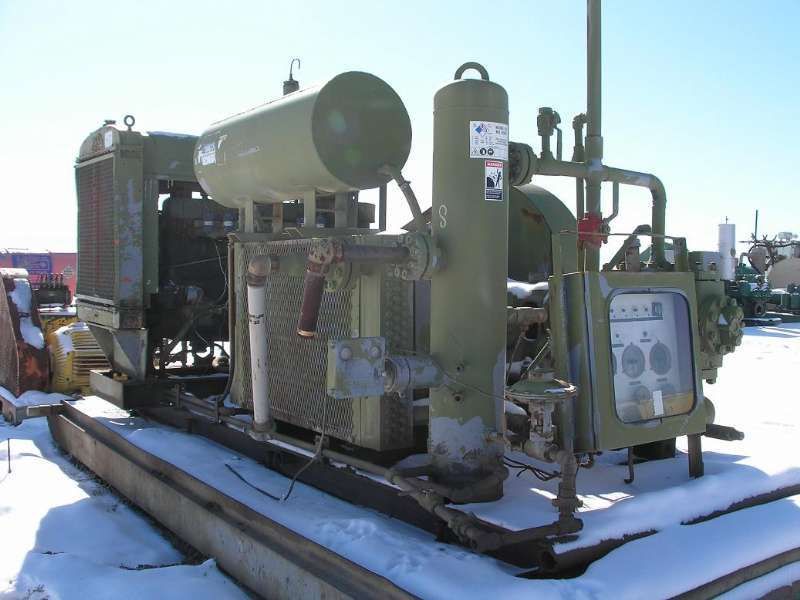 Worthington 4 x 9 Gas Compressor, W/Waukesha F 817  