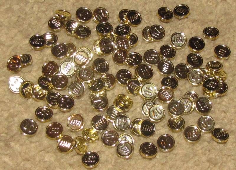 LEGO LOT OF 100 GOLD COINS PIRATE PIECES ACCESSORIES  