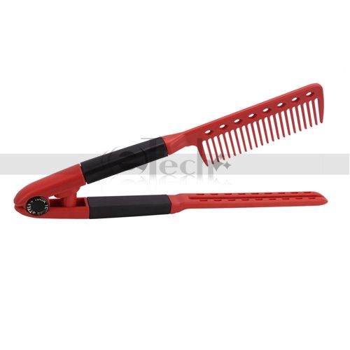 Hair Straightener V Comb + Blue Front Hair Stabilizer  