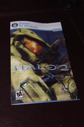 Halo 2 Manual Only Instruction Booklet, for WINDOWS  