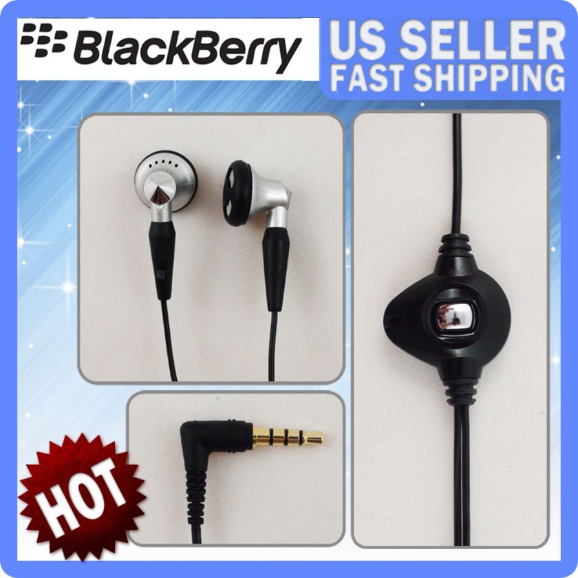 ORIGINAL OEM BLACKBERRY HEADSET+MIC FOR BOLD 9900 9930 9850 9860 