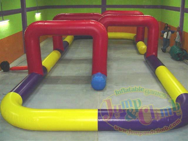 SPORTS & GAMES   INFLATABLE RACE TRACK GO KARTS & OTHER  