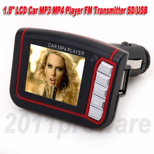 LCD Car MP4 Player FM Transmitter SD/USB  