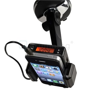 5mm FM Transmitter Mount+Stylus For HTC EVO 4G  