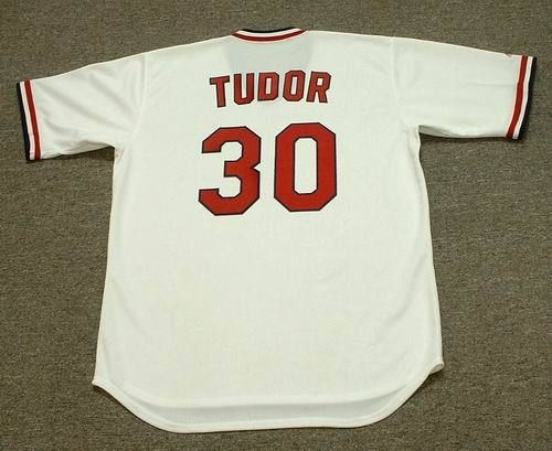 JOHN TUDOR Cardinals 1985 Throwback Home Jersey XL  