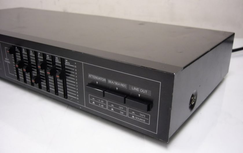 Nostalgia* JVC 7 Band Graphic Equalizer SEA 11 Works  