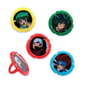 BEYBLADE CupCake Party Decoration Drago Metal Cake x6  