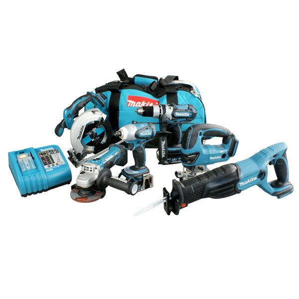 Makita LXT608 6 Piece Cordless Combo Kit  