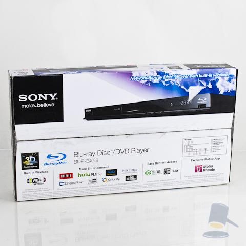 Sony BDP BX58 Full HD 1080p 3D Blu ray Disc Player  