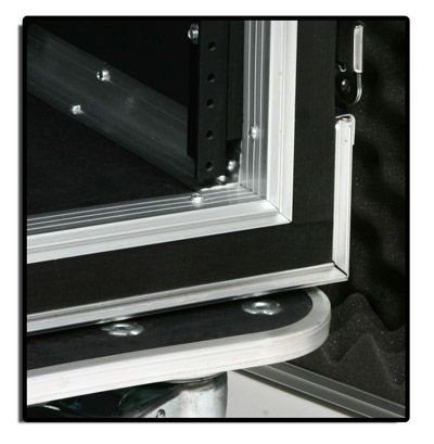 Deluxe Amp Shockmount Rack Case w/Casters