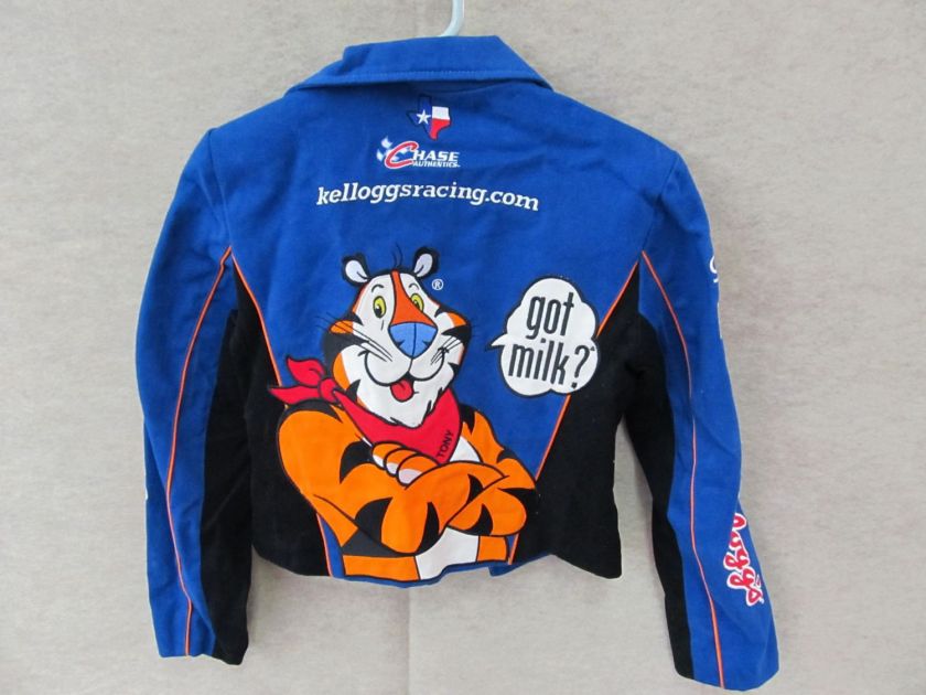 Kelloggs Racing Nascar jacket   Got Milk Tony the  