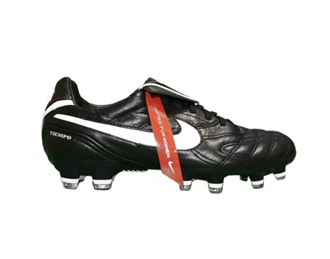 Nike Tiempo Legend III FG Blk Womens Cleats 366211 016  