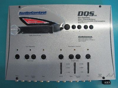 Audiocontrol DQS   Equalizer   6 Channel   30 Bands   Excellent 