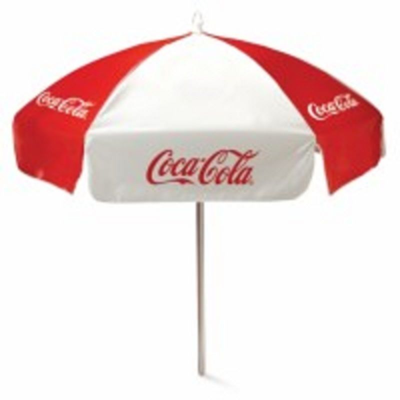 COCA COLA COKE OUTOOR VINYL PATIO UMBRELLA NEW  