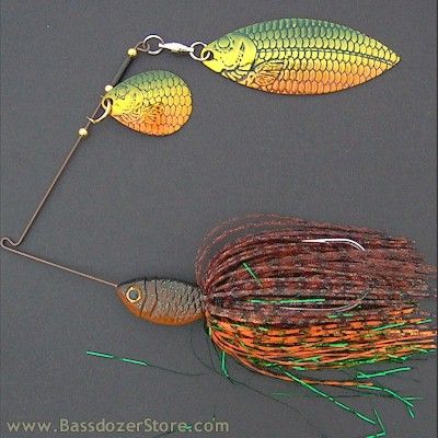 oz Spinnerbait ~ Style A ~ Brown Sunfish  