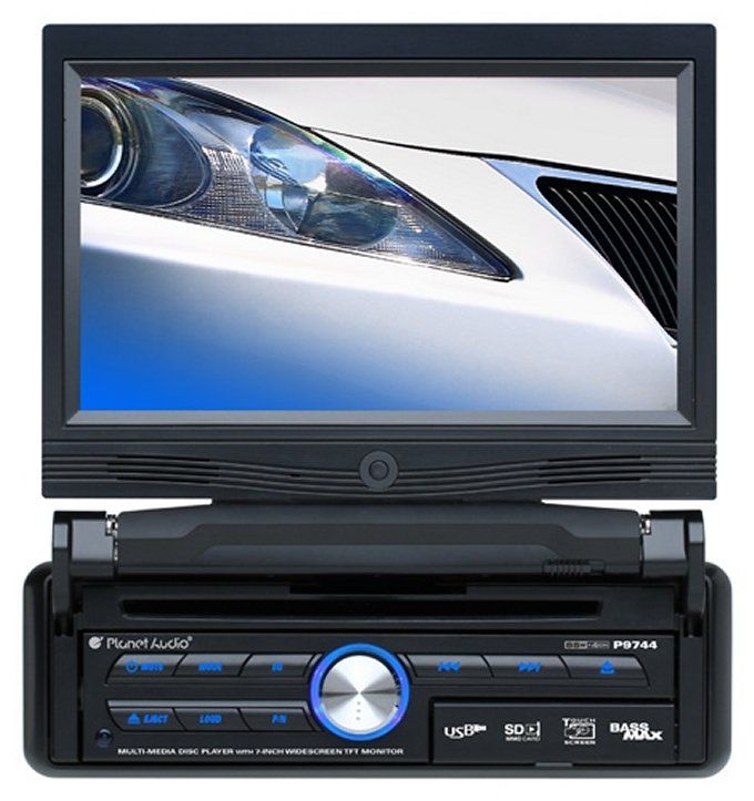 PLANET AUDIO P9748B 7 TOUCH SCREEN DVD/CD Car Player 636210104117 