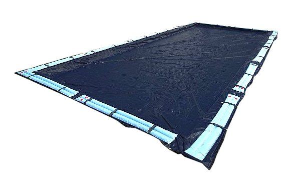 16x32 Dark Blue Winter Rectangular Inground Pool Cover  