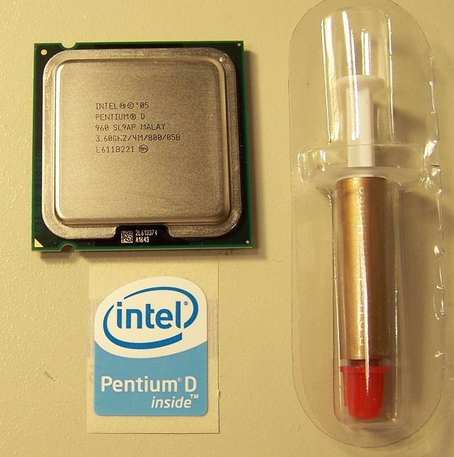 INTEL Pentium D Dual Cor 3.6GHZ 4MB/800 960 SL9AP 130w Fastest Pentium 