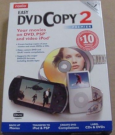 ROXIO EASY DVD COPY 2 PREMIER   MINI BOX (Part# 225600)  