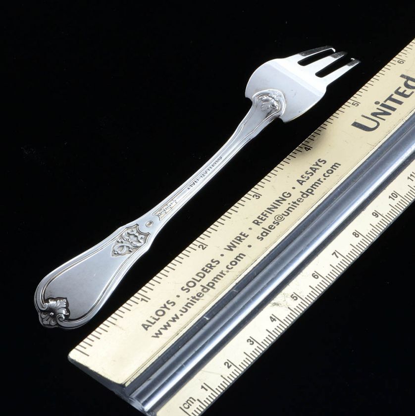 Buccellati Alicante Silver Plate Seafood Cocktail Flatware 1982 No 