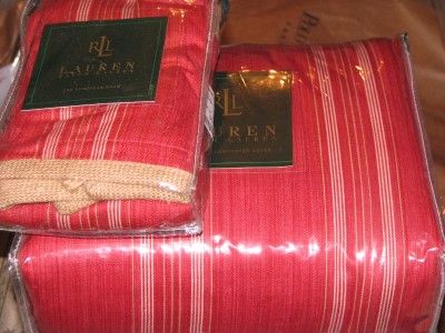 RALPH LAUREN SAN LUCA 12PC KING DUVET COVER SET NEW  