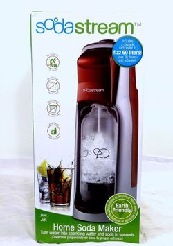 Sodastream Jet Red Home Soda Club Maker Stream 811369001207  