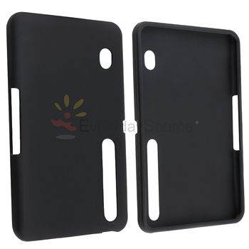   Motorola Xoom Tablet Black Silicone Gel Soft Skin Case Cover  