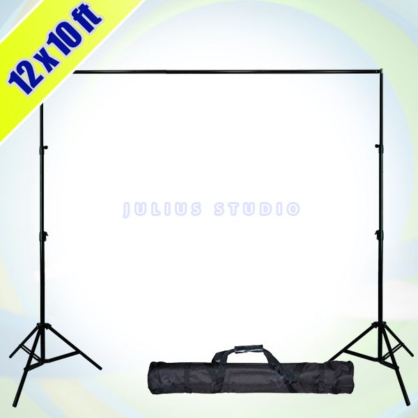 10X12FT JS Premium Photo Studio Photography Muslin Backdrop Support 