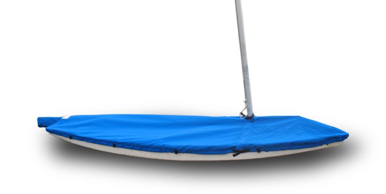 Sunfish Sailboat   Boat Mast Up Cover   Blue Poly  