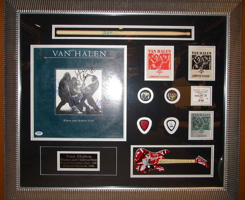   AUTOGRAPHED Framed Women record vinyl LP RECORD PSA DNA COA EVH  