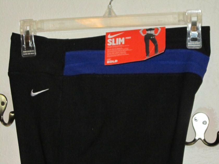 NWT $60 NIKE BE BOLD WOMENS STRETCH TRAINING PANTS RUNNING SLIM FIT 