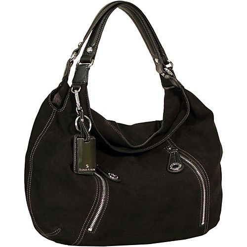 Etienne Aigner Westie Nubuck Hobo   Black  